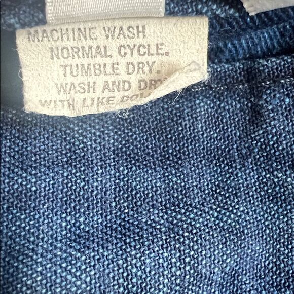 Vintage Levis Junior Size 9 Pin-Striped Blue Denim Jeans Pleated High Rise 24 - Picture 12 of 13